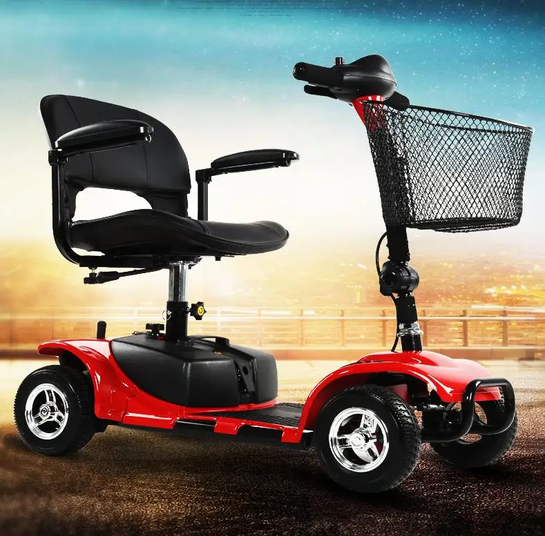 

24v20Ah factory wholesale Electric Scooter for disabled people / 4 Wheel 8 inch citycoco electric scooter 250w