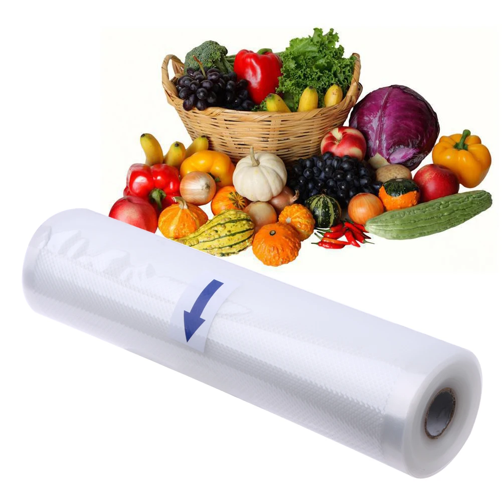 1 Roll Food Vacuum Sealer Storage Bag Safety Food Saver Vacuum Bag for