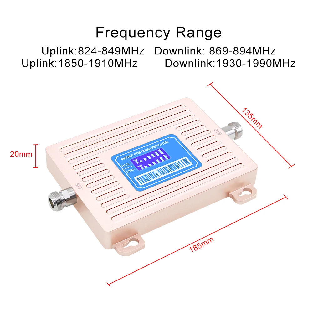 3g 4G CDMA 850 шт 1900 усилитель сигнала для мобильного телефона GSM 850 МГц 1900 МГц CDMA UMTS 1900 LTE 1900 РЕТРАНСЛЯТОР не включает антенну