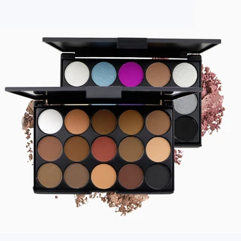 

Brand Professional 15 Earth Colors Matte Eyeshadow Palette Pigments Makeup Shimmer Eye Shadow Powder Contour Cosmetic Set