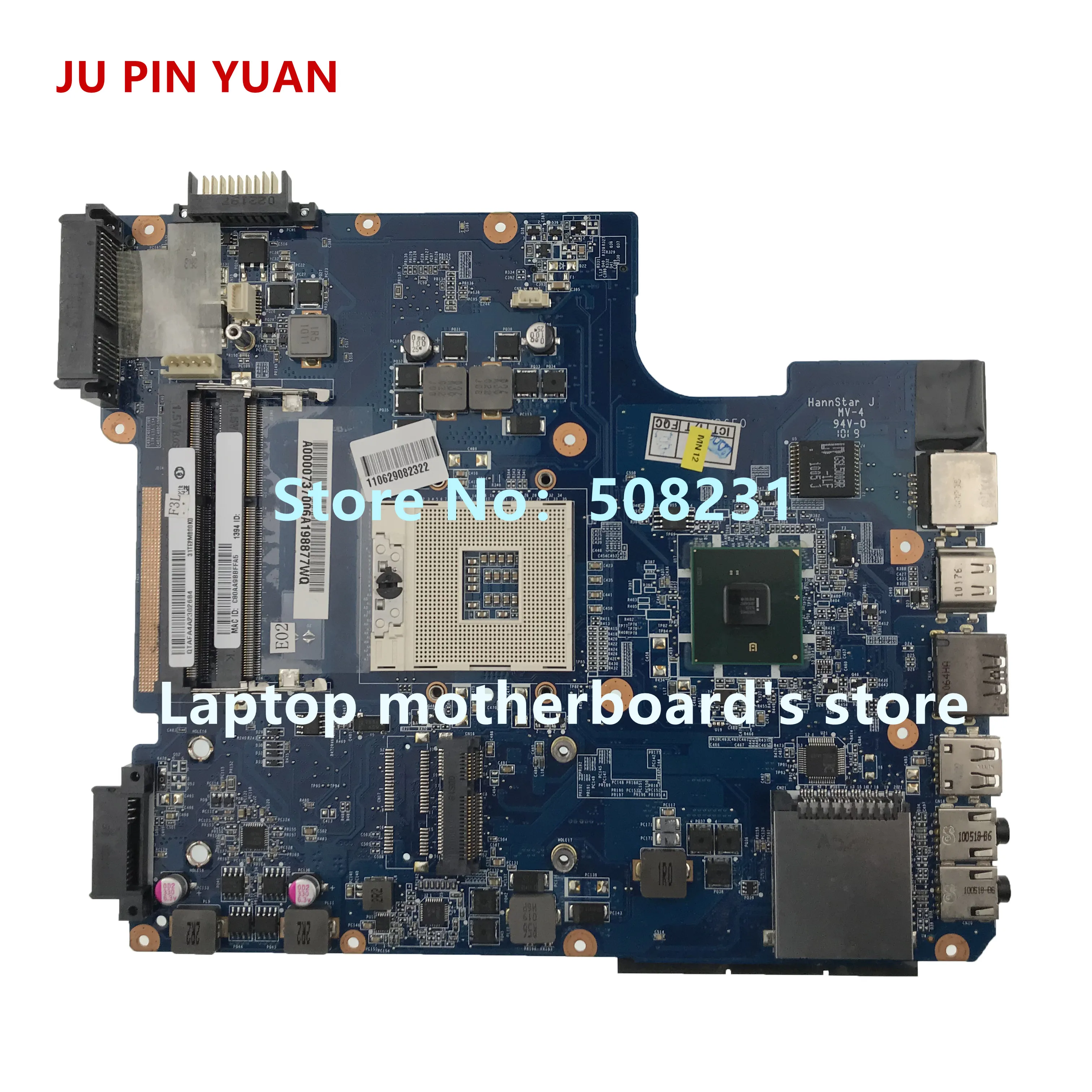 JU PIN юаней для toshiba satellite L700 L740 L745 Материнская плата ноутбука A000074690 DA0TE5MB6F0 полностью протестирована
