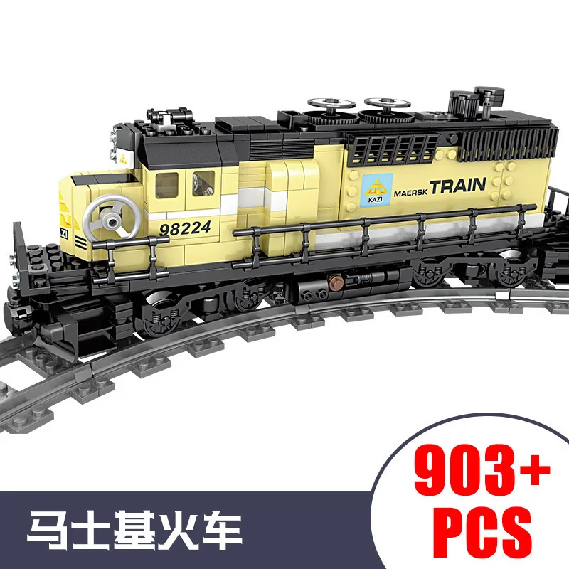 

Open Wisdom Motor-driven Orbit Train City Train Series Children Diy Assembling Boys Plastic Building Block Children Toys