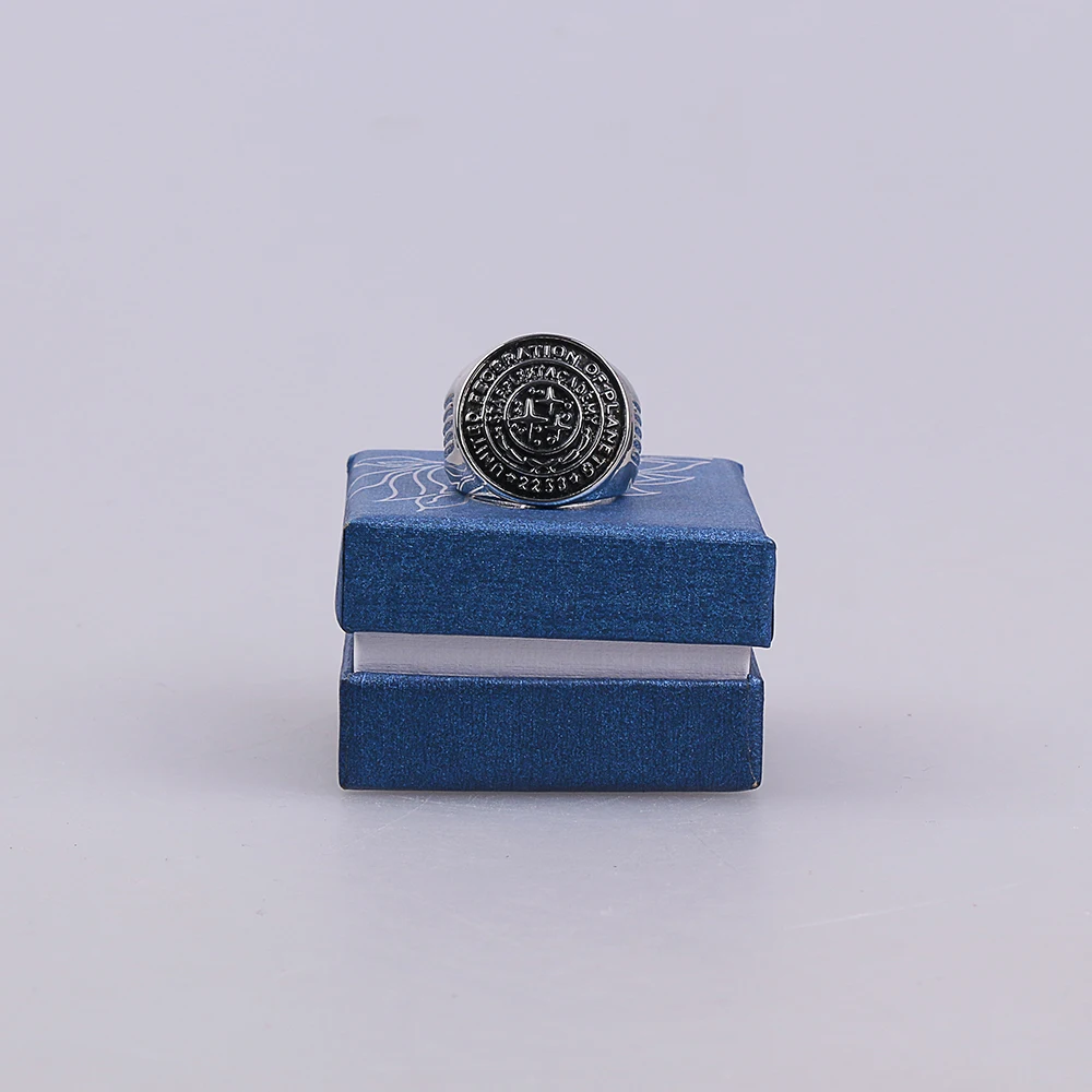 Star Trek Ring Star Trek Into Darkness Starfleet Academy Ring Accessories Cosplay Metal Rings Man Woman Ring Halloween Party (7)
