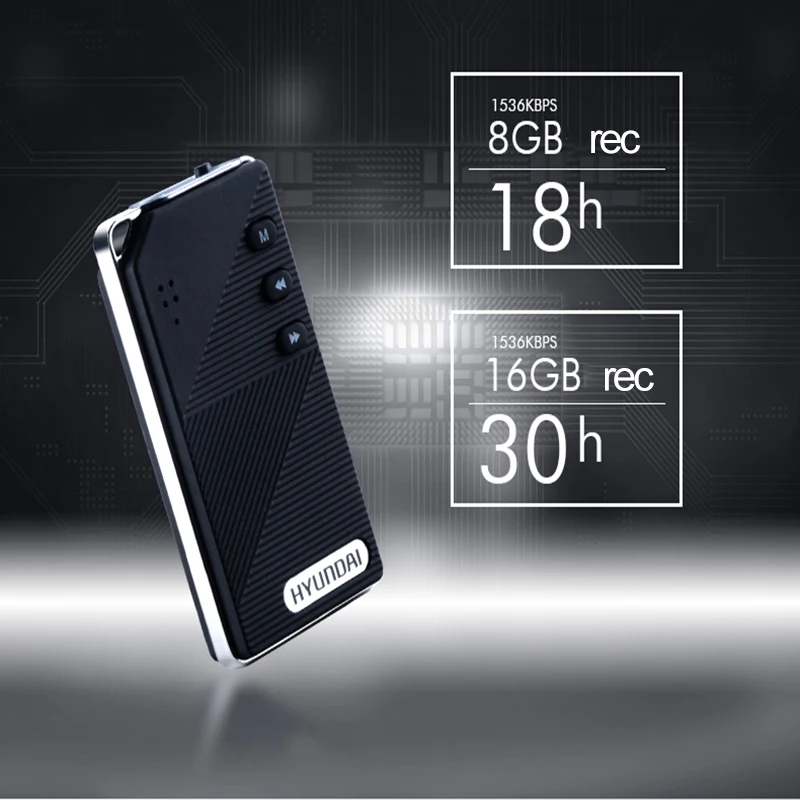 

Yescool E510 Portable Digital Voice Recorder 8|16GB denoise Dictaphone HI-Fi Lossless Music Player for students office meeting