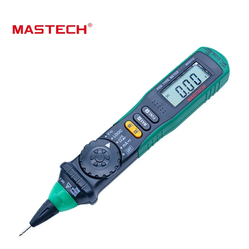 Цифровой мультиметр MASTECH MS8211D с автоматическим диапазоном измеритель типа ручки