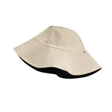 Хлопковая одноцветная двухсторонняя Рыбацкая шляпа летняя уличная женская шляпа Harajuku Кепка с покрывалом широкополый головной убор Панама путешествия