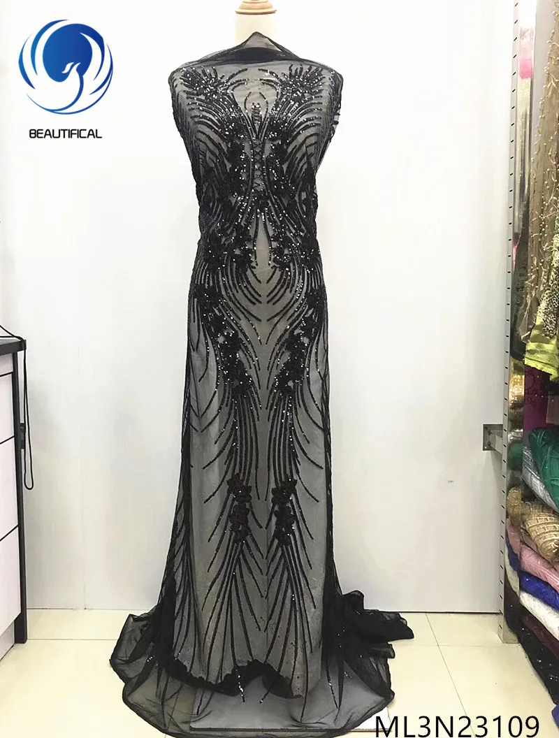 black lace fabric online