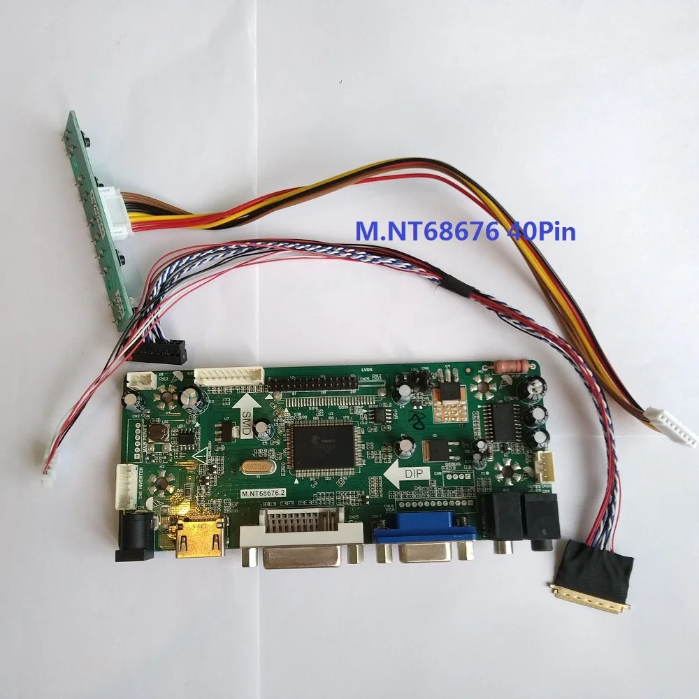 

Kit for N101BGE-L31 Controller board 10.1" DVI HDMI LED DIY 1366X768 Screen Panel 40pin M.NT68676 CMO display LCD VGA
