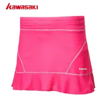 Бренд KAWASAKI женская летняя однотонная Спортивная юбка-шорты с безопасными шортами эластичная покрытая фитнес-зал теннисная юбка SK-172703