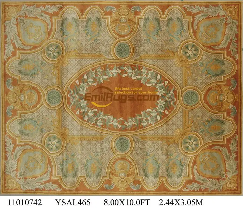 Топ Мода Tapete Подробнее о 8' X 10' ручной Узелок толстый плюшевый французский коврик «савонри» ковер сделан на заказ ysal465gc88savyg2