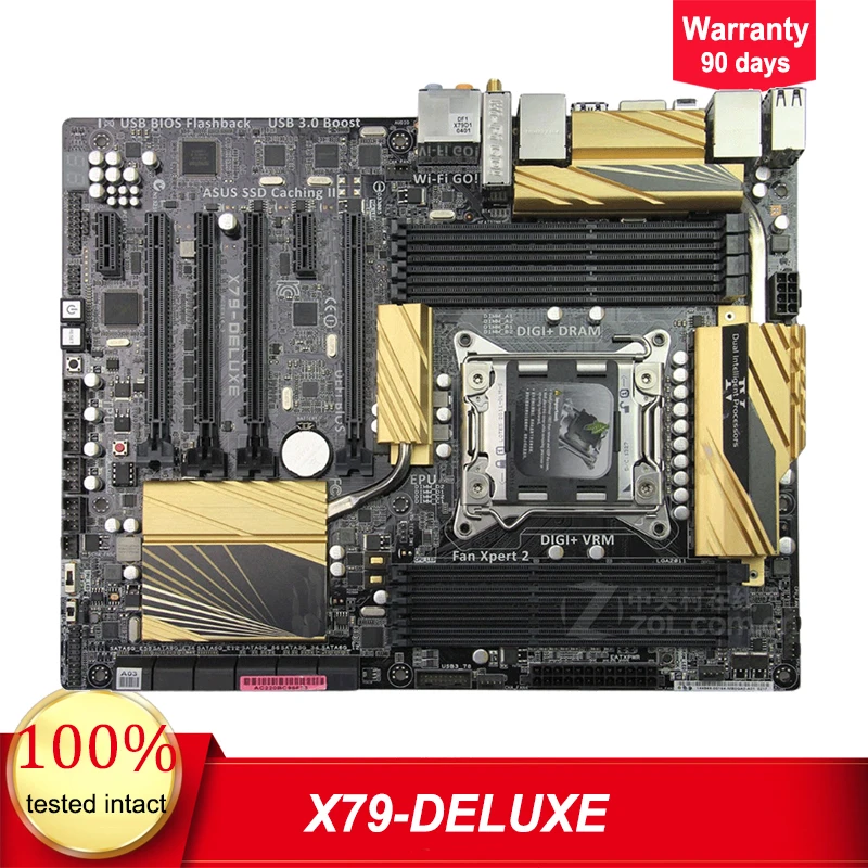 

for ASUS X79-DELUXE LGA 1155 DDR3 22nm USB2.0 USB3.0 32GB H77 desktop motherboard 100% tested intact