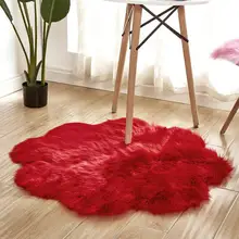 6 см в длину на плюшевой подкладке, зимние ковер для гостиной чехлы для стульев сливы blosson ковер мягкий уютный коврик для спальни украшения дома пушистый сиденья, красный ковер