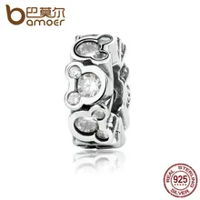 Bamoer auténtica plata de ley 925 populares miky disni todo pas326 spacer cupieron diy pulseras joyería de las mujeres