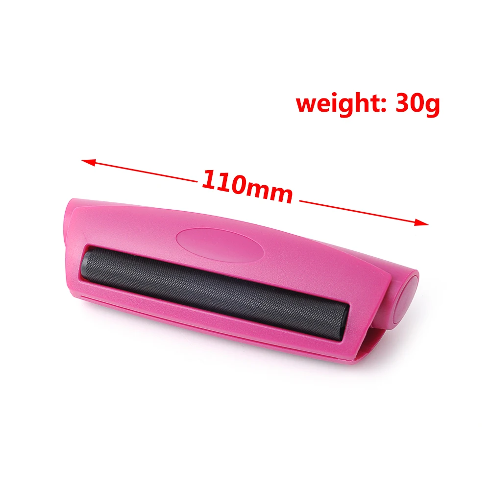 

12pcs/lot Plastic Rolling Machine For 110mm Cigarette Paper Creative Design Tool Tobacco Roller Rolling Paper Machine Maker