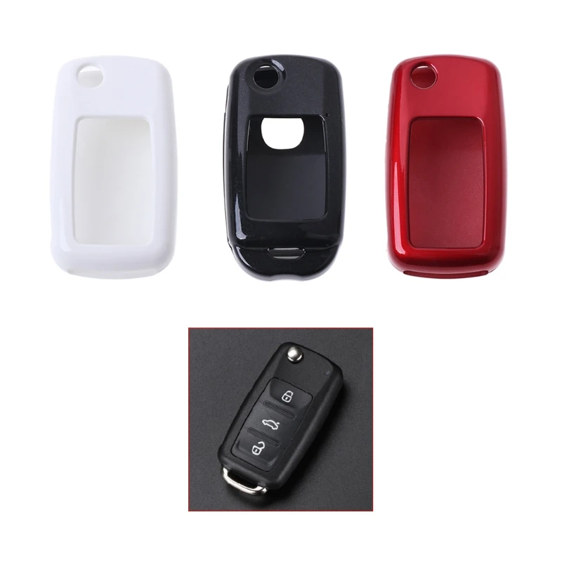 

Car Key Case Shell Cover For VW Golf 6 New Polo Skoda Octavia 2 Seat Leon Cupra
