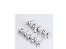 10 P CR silber straplock Runden Kopf Gitarrengurt Schlössern System Teile für E-gitarre Bass Gitarre Zubehör gurt schloss