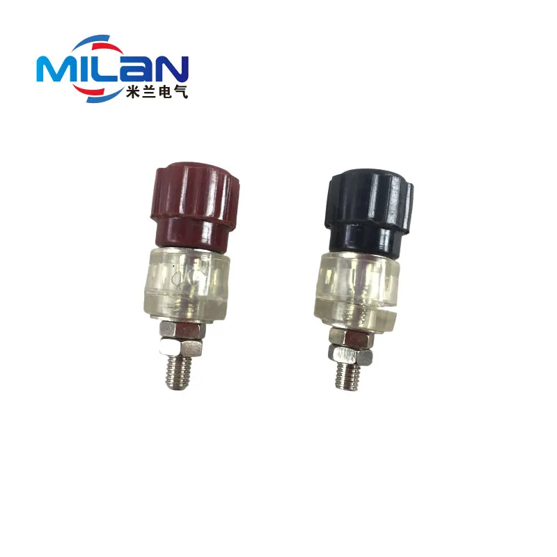 

1pcs Type 999 999A copper terminal connector terminals M5 Red / Black
