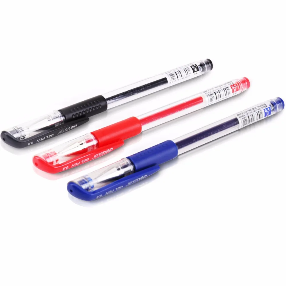 High quality Black Gel Pen 0.5mm 3PCS OR 12PCS/package gel ink pen