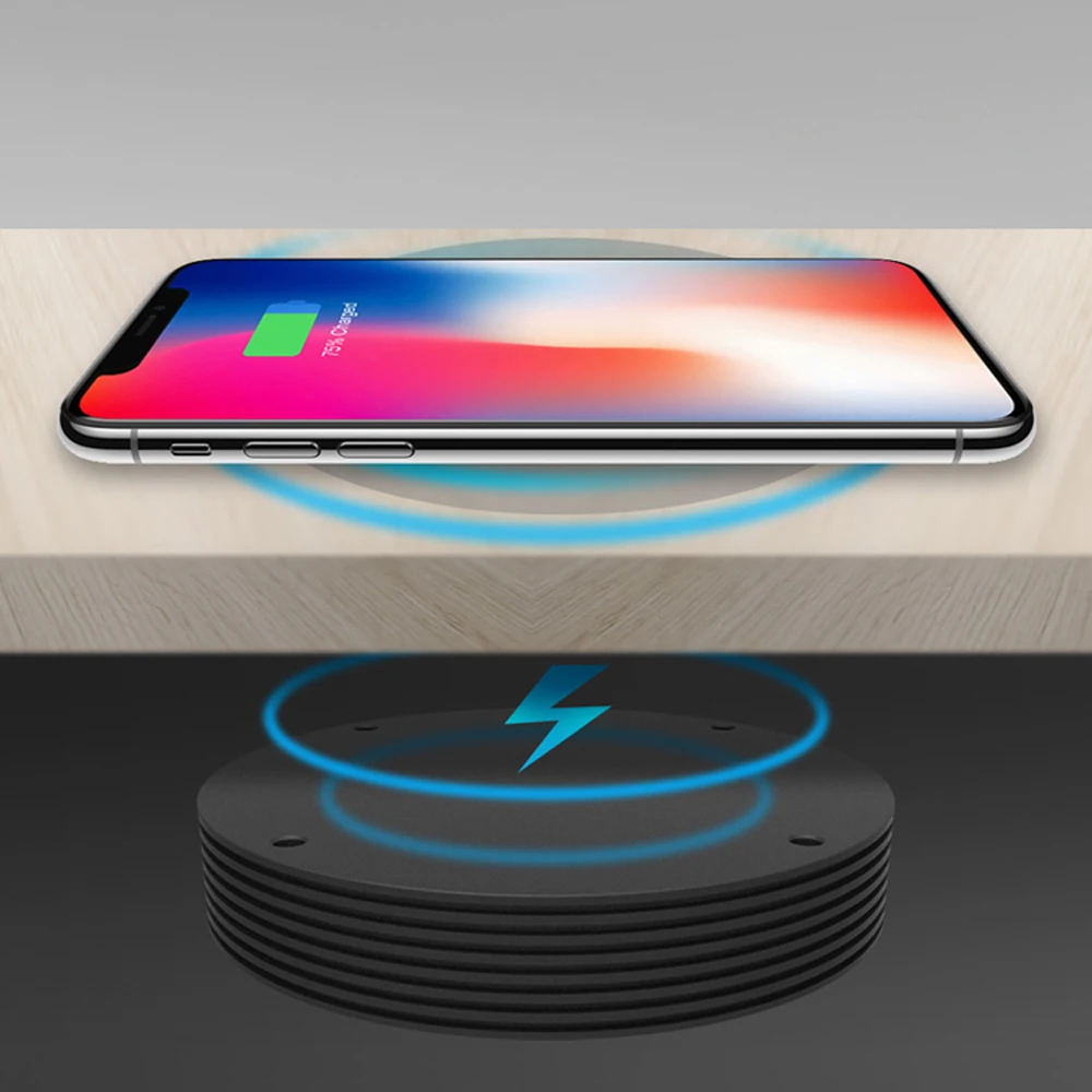 

Long Distance Wireless Charging Airspace Hidden For Samsung Galaxy S10 S9 + S8 Note 8 9 iPhone XS Max XR X 8 QI Wireless Charger