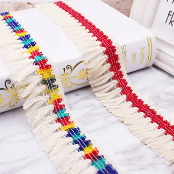 

10yards DIY accessories tassel fringe cotton thread lace bohemian tassel trimming fringes for sewing clothes Curtains decoration