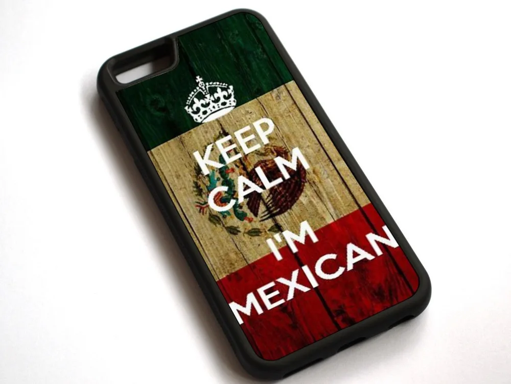 Keep Calm I'm Mexican, Mexico Flag Case Cover For Apple iPhone 7 7Plus