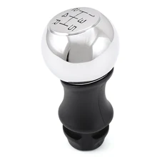 5 Speed Alloy MT Gear Shift Knob For Peugeot 106 206 207 306 307 407 408 508 807 Aluminum Alloy Black