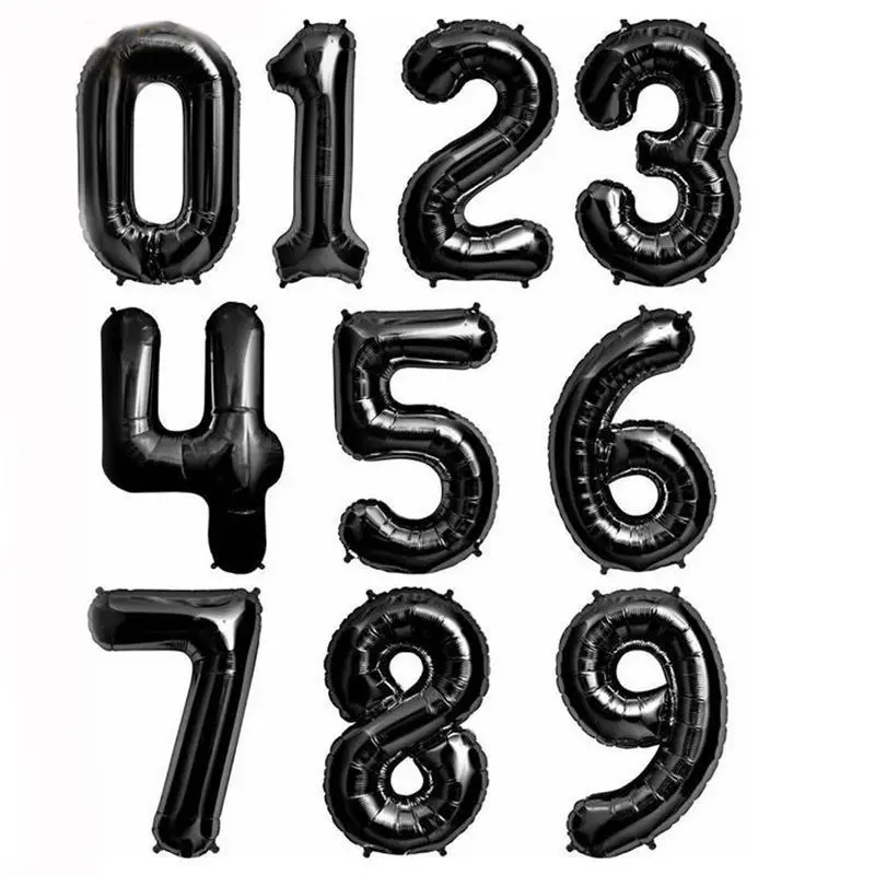 Wholesale 40"rose gold balloons foil Number balloon birthday party decorations globos happy birthday ballon