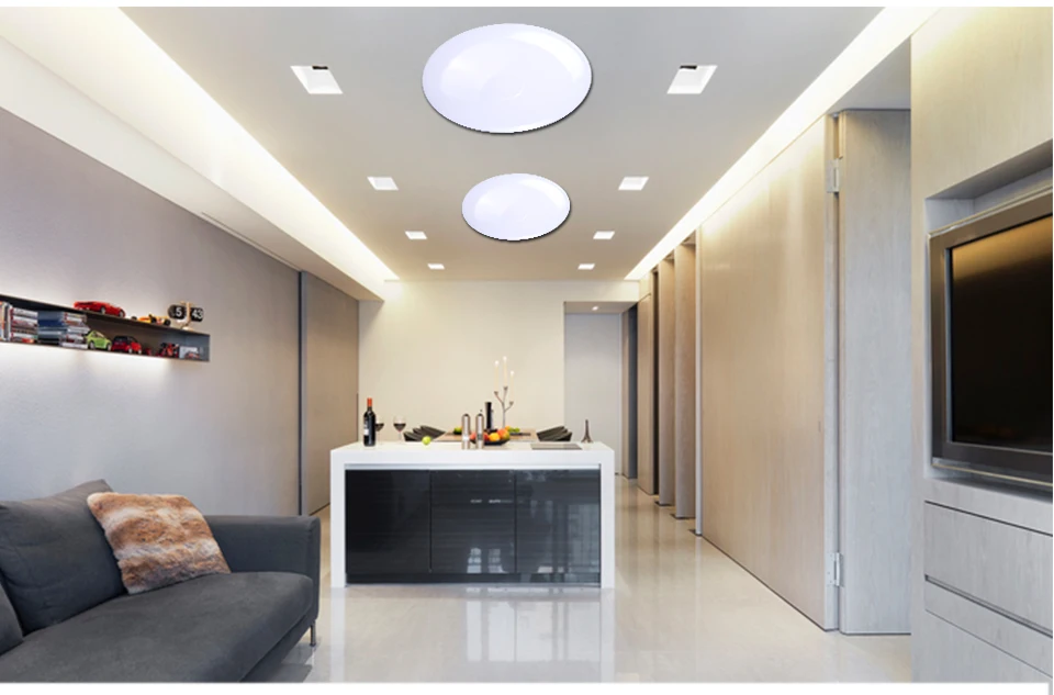 Ultra Thin LED Ceiling LED Ceiling Lights Lighting Fixture Modern Lamp Living Room Bedroom Kitchen Surface Mount Remote Control (15)