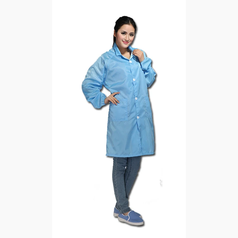 

2018 ANGOOD Anti-static Multi Pockets Polyester Safety Washable Clothing tops for Utility & Safety/Workshop/Laboratory A7250