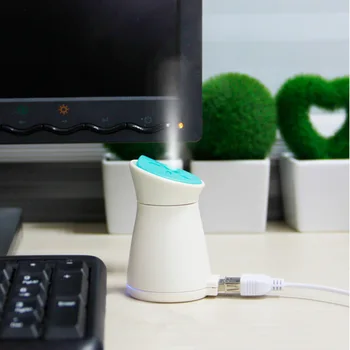 

Portable USB Aromatherapy Humidifier Creative Quiet Ultrasonic Aroma Diffuser Mist Maker Oil Diffuser Fogger