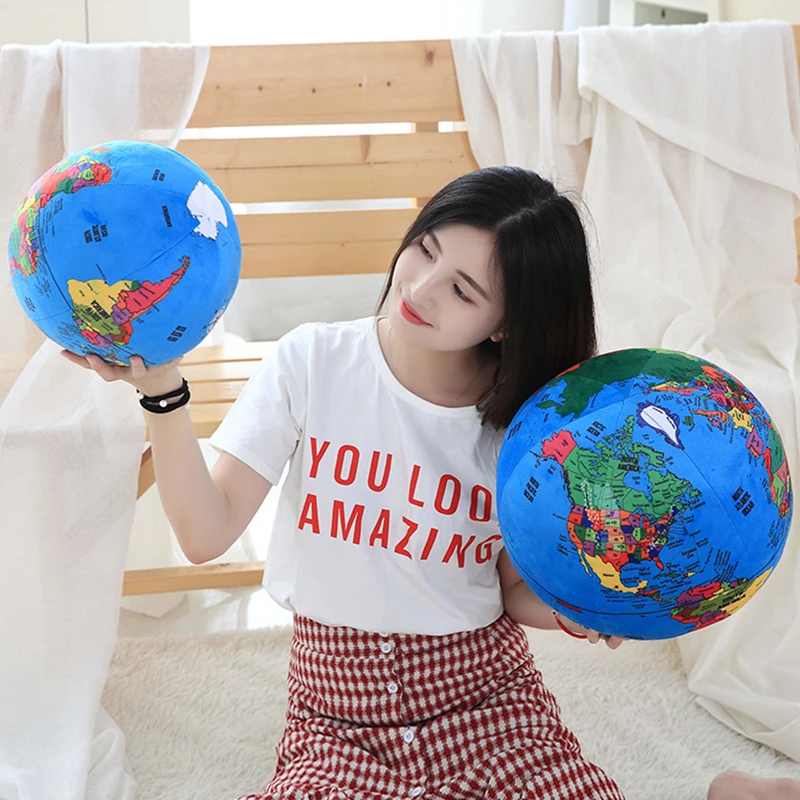 MIAOOWA 1PC 30CM lovely Simulation Education Earth Cute Plush Doll Baby Brain Development Toy Children Kid Girl Birthday Gifts