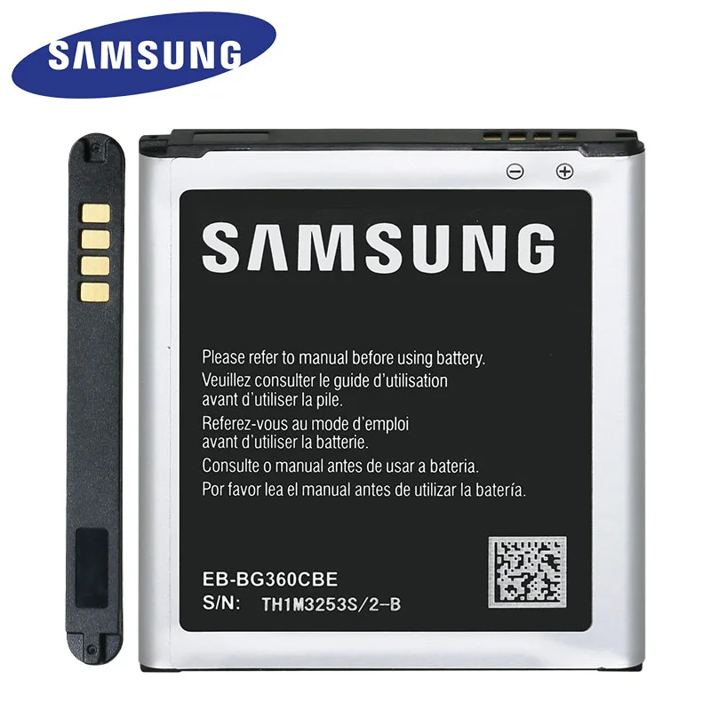 

Original Samsung Battery for Samsung Galaxy Core Prime G360 G361 G360V G3608 G360H J2 J200 J2 2017 EB-BG360BBE 2000mAh No NFC