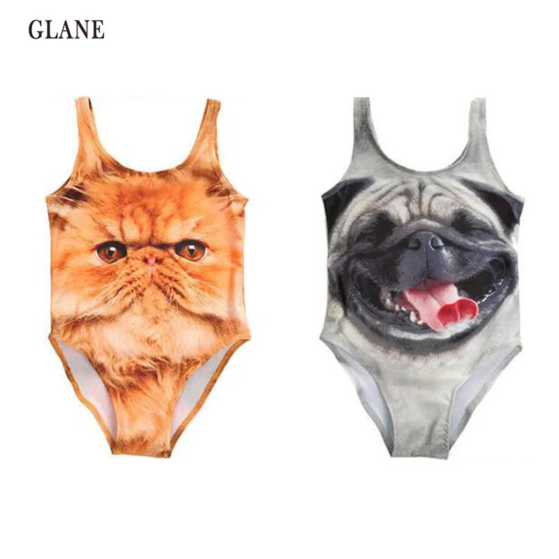 girls cat bathing suit