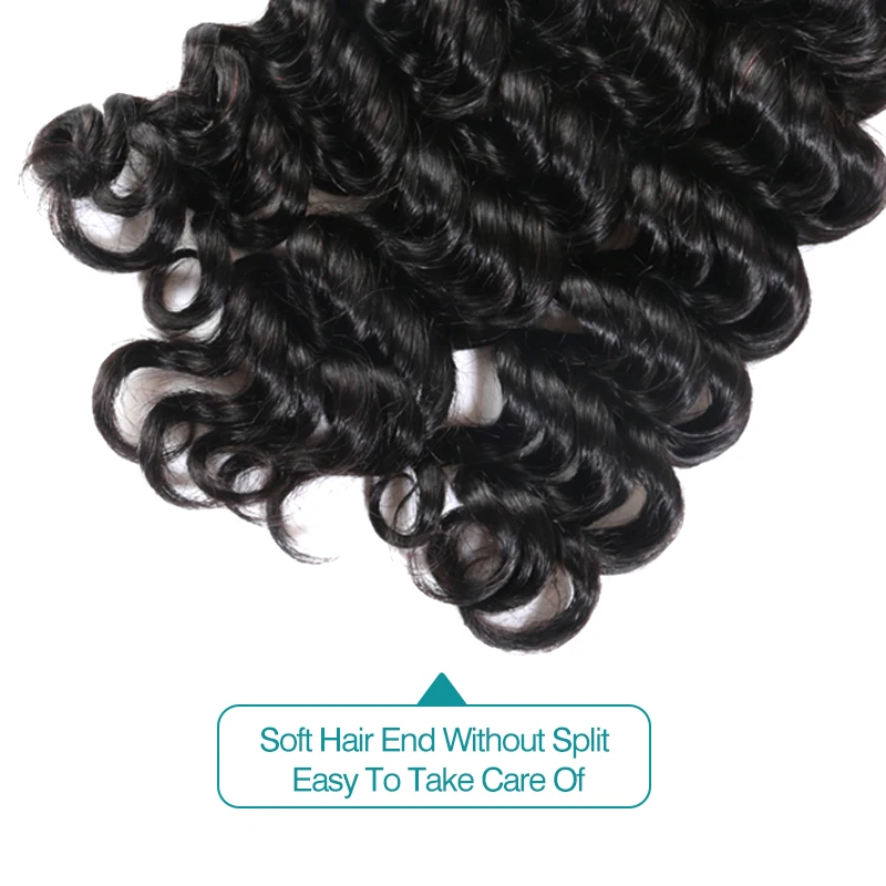 Ali Fumi queen hair 10 шт./партия Свободные глубокие перуанские накладные волосы пучки
