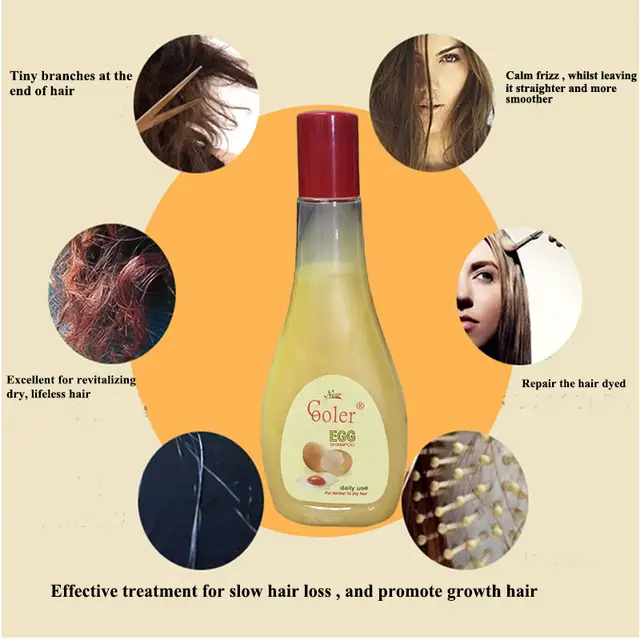 Eggs Hair Shampoo Nourishing Moisturizing Anti Itching Shampoo