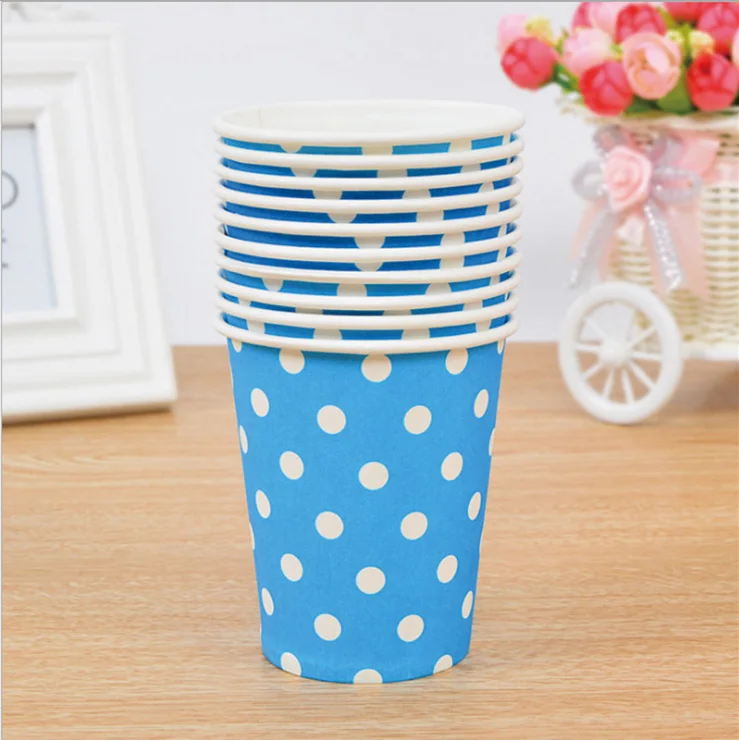 FANLUS Creative Princess Friendship Birthday Party Paper Cups Disposable Tableware (6pcs), Multi Color Party Supplies (17)
