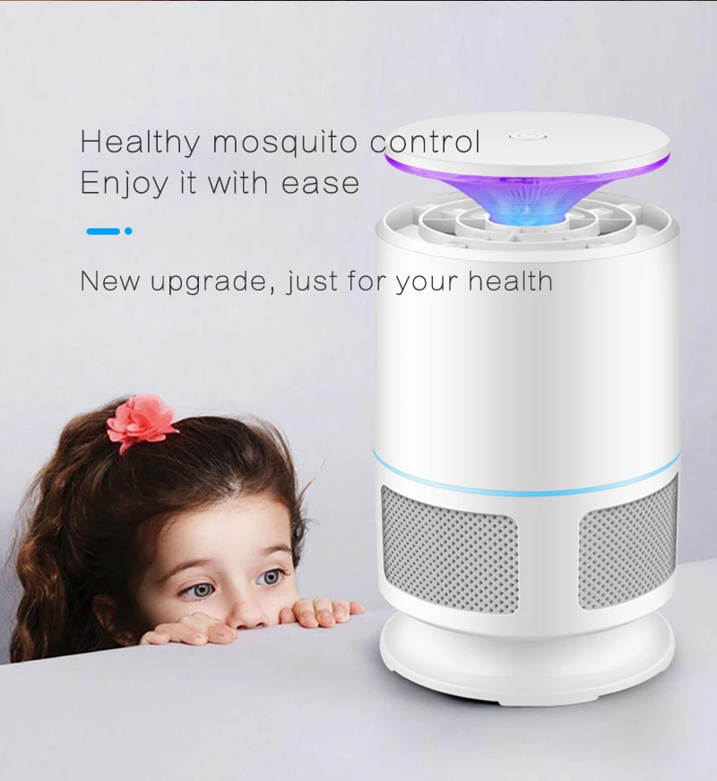 Newest Mosquito Killer Usb Photocatalyst Mosquito Killer Lamp Mute Home LED Mosquito Lamp