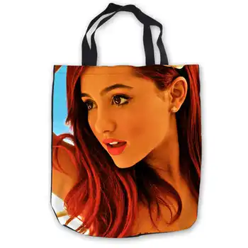

Custom Canvas ariana-grande_tom-munro (1) Tote Hand Bags Shopping Bag Casual Beach HandBags Foldable 180911-02-5