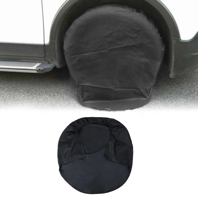 

RV Wheel tire cover Black Replacement Accessory Storage Truck Trailer Car 30*80cm Waterproof Protector Durable