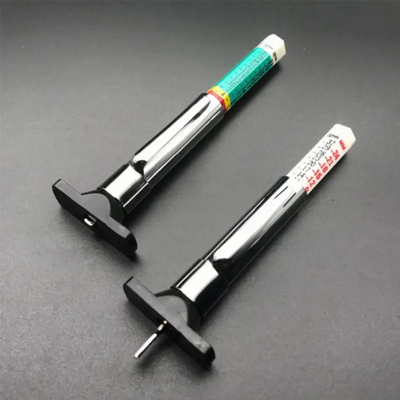 

2.5cm Universal Car Tire Depth Gauge Tester Color Tyre Tread Metric Gage Motors Measures Tool