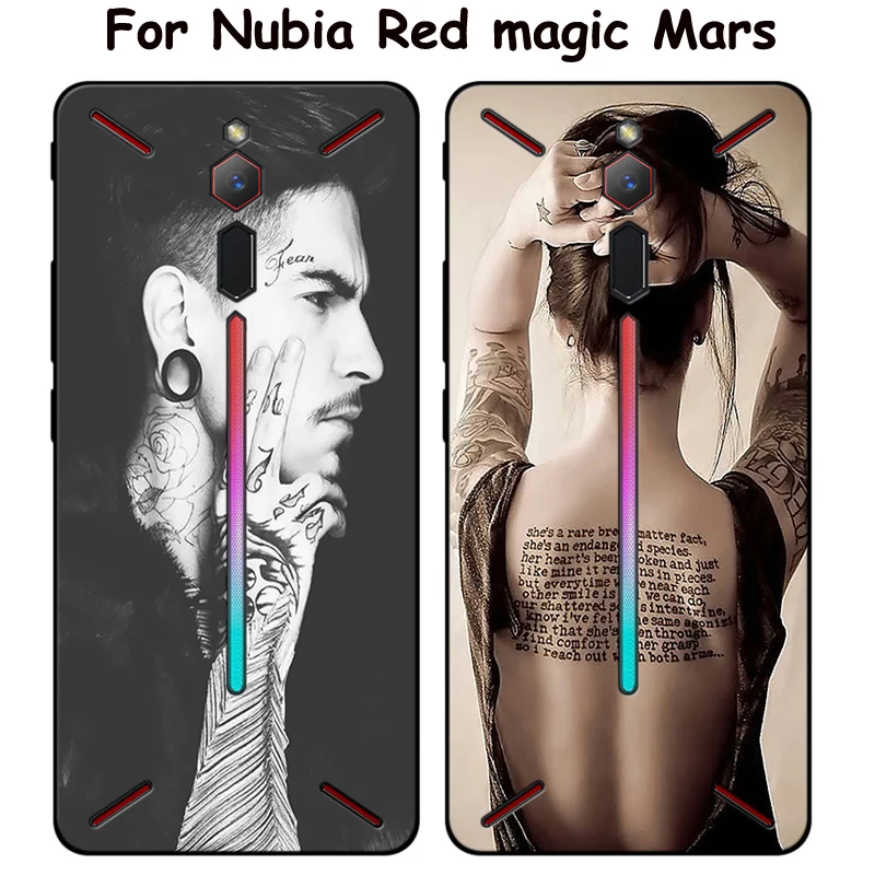 Чехол для Nubia Red magic Mars NX619J мягкий силиконовый чехол из ТПУ ZTE игровой | Мобильные