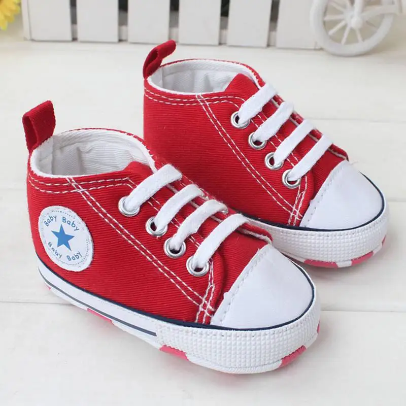 Lovely Star Baby Shoes For Girls Baby Baby Red First Walkers Sports