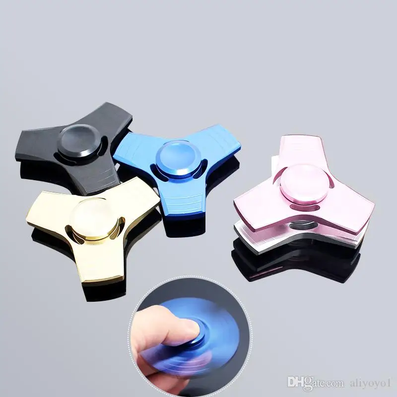 Rosiky Creative Fidget Spinner Hand Spinner Desk Anti Stress Finger Spin Spinning Top EDC Sensory Aluminum alloy Toy