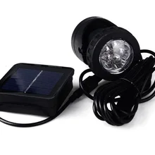 6 светодиодный открытый Солнечный водонепроницаемый садовый светильник светодиодный солнечный подводный свет Подводное освещение газон/бассейн лампа