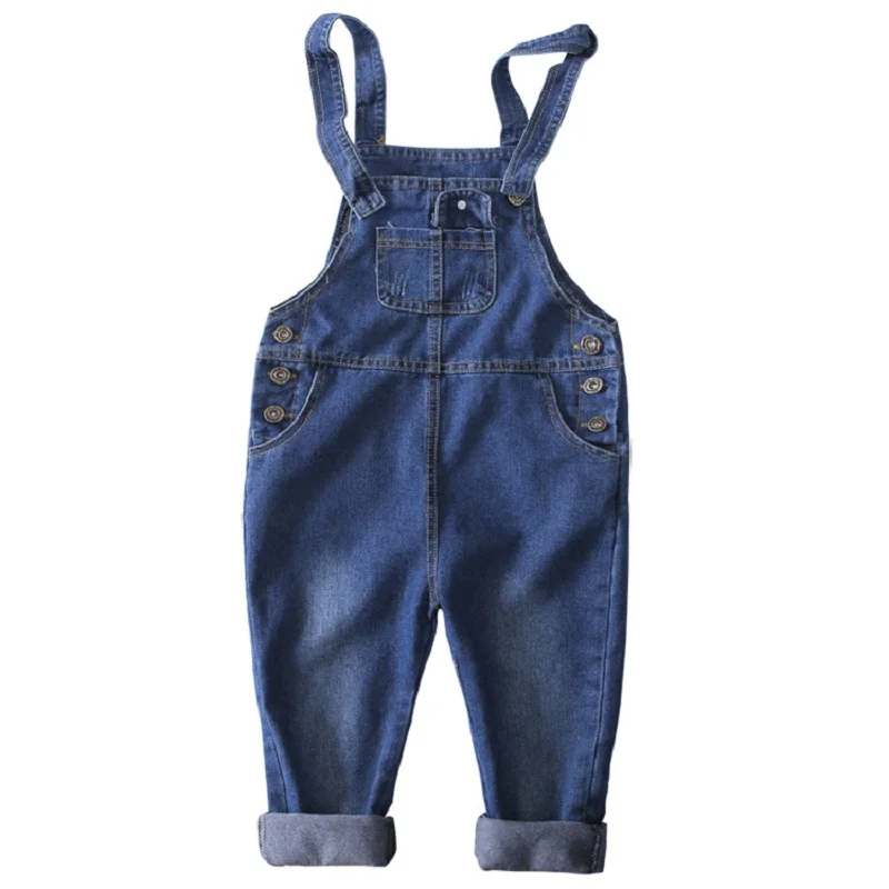 Kindstraum 2017 New Boys & Girls Denim Jumpsuits Children Solid Straght ...