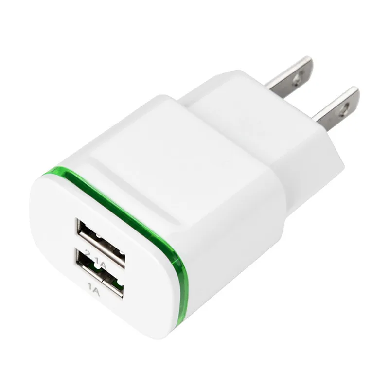 

Battery Charger QC3.0 USB Port Charger Fast Charge for iPhone for Samung Light LED EU Plug Wall Cargador De Pilas Recargables