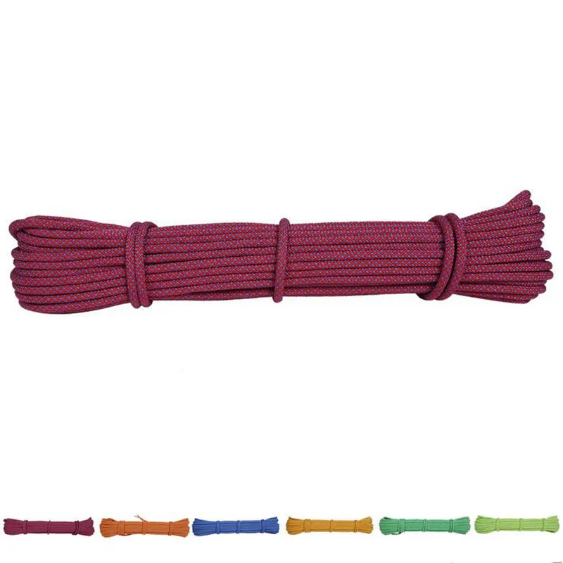 1 قطع 10 متر-31 متر 6 ملليمتر paracord في 550 paracord في المظلة الحبل الحبل حبل العسكري بقاء التخييم معدات تسلق حبل