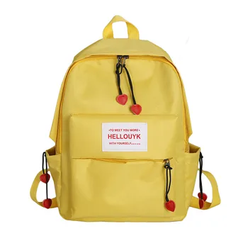 

Backpack women waterproof Women Student Bag College Wind Simple Large Capacity Backpack Canvas Bag bolso para mujer #Zer