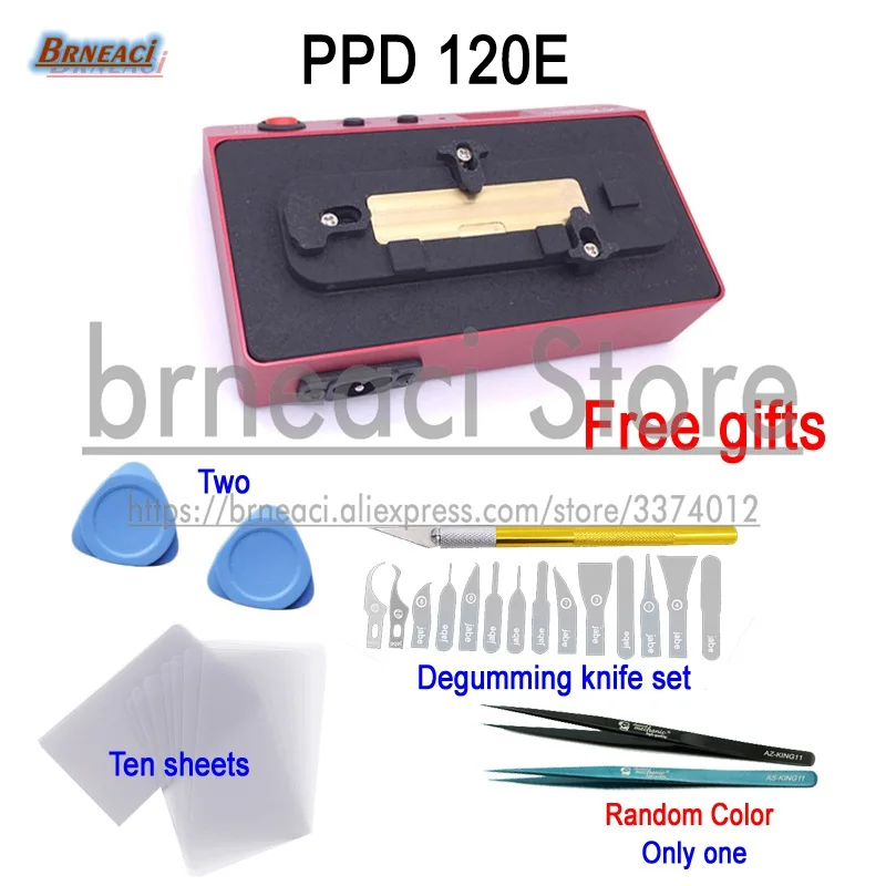PPD 120E паяльная станция для iPhone BGA NAND A8 A9 degumming CPU IC чип сварочный инструмент