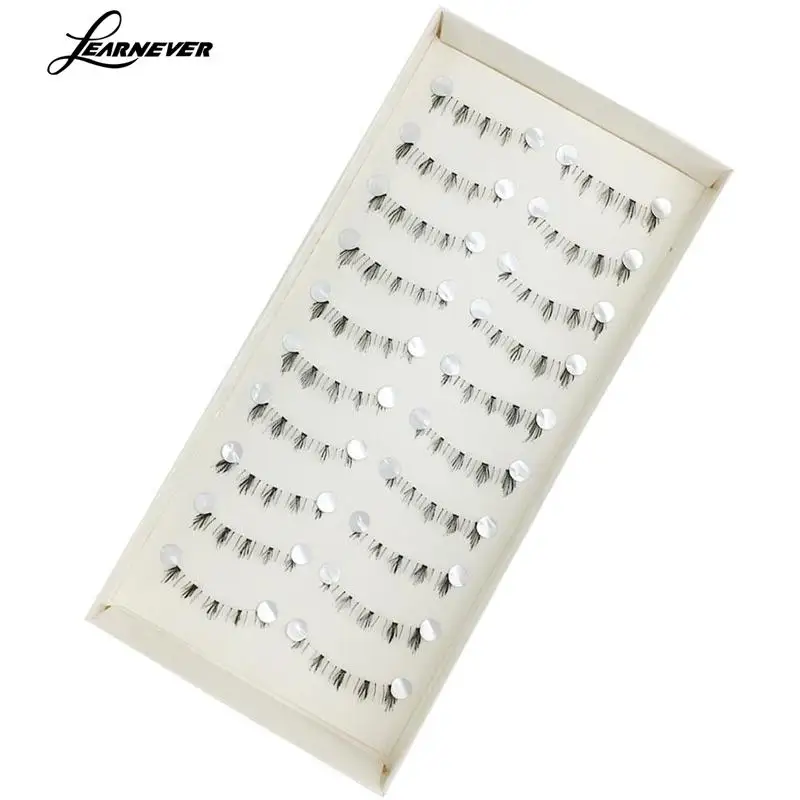 

10 Pairs Handmade Lower Under Bottom Natural Fake False Eyelashes Eye Lashes Hot Black Fake Eye Lashes